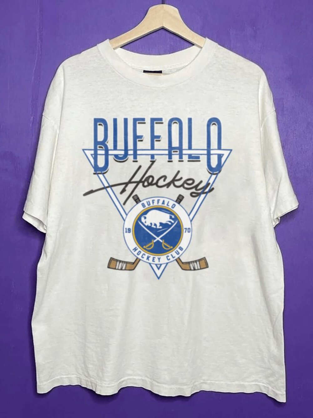 Vintage Buffalo Sabres Hockey Shirt, 90s NHL Buffalo Sabres Unisex Shirt Tee